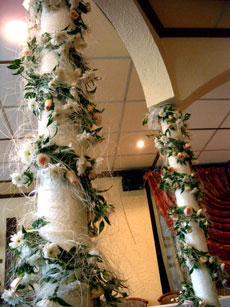 оформление цветами ресторанов